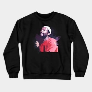 PAINTING ART - MARVIN GAYE SOUL PRINCE Crewneck Sweatshirt